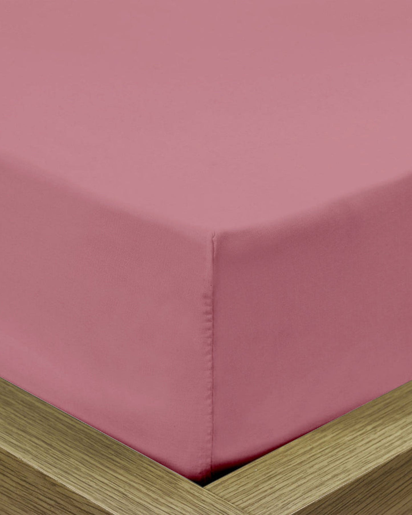 Cotton Home Fitted Sheet 1Pc Super Soft Mauve