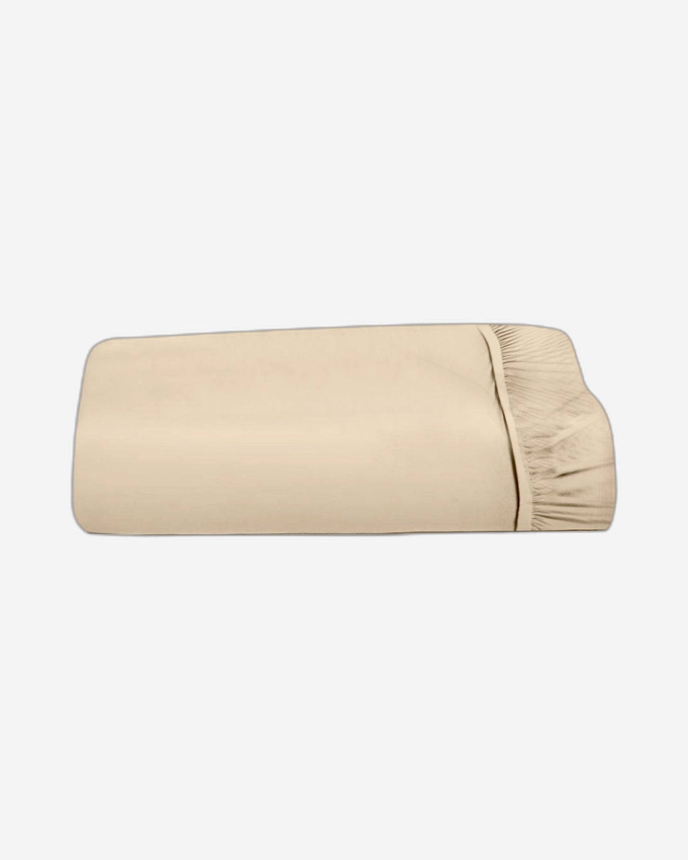 Cotton Home Fitted Sheet 1Pc Super Soft Stone Beige