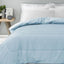 Cotton Home Roll Comforter Metallic Blue