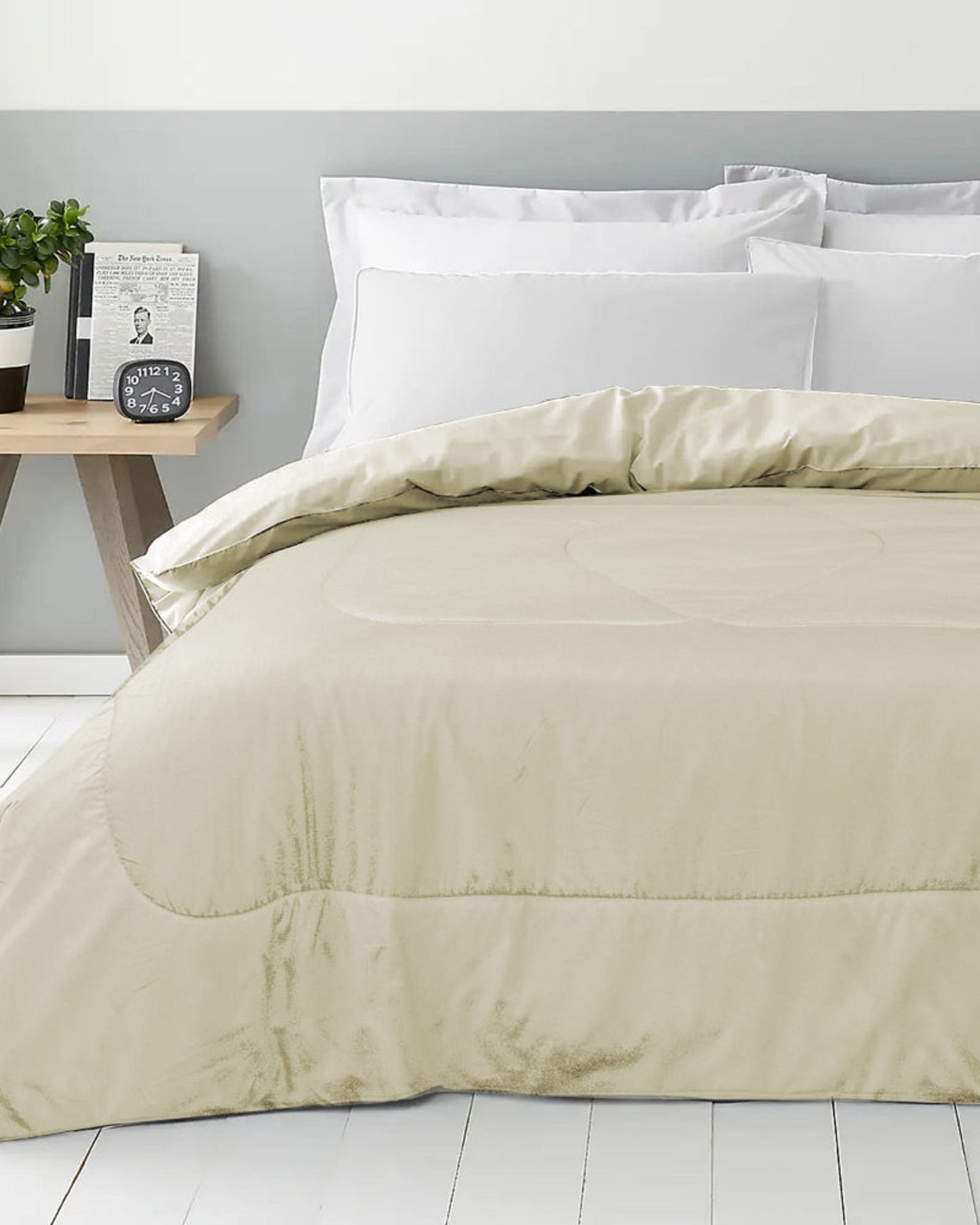 Cotton Home Roll Comforter Stone