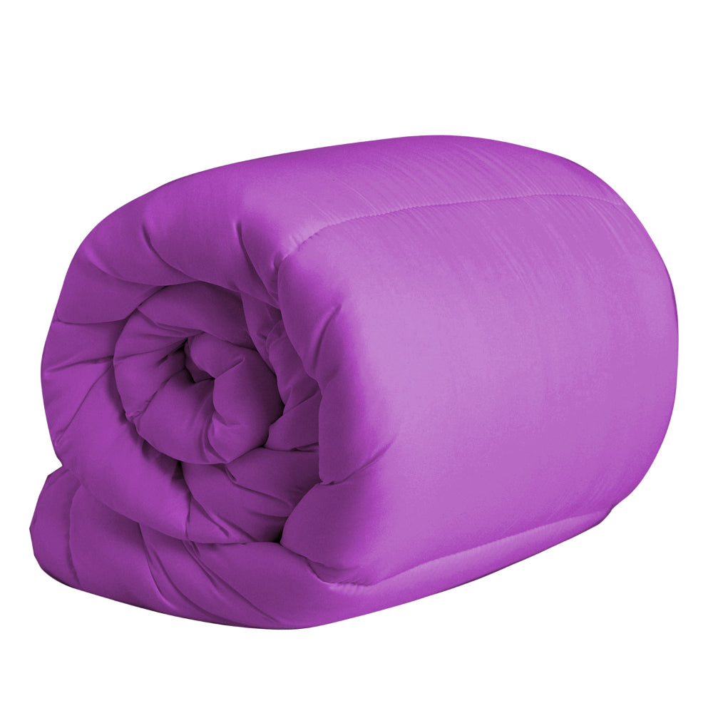 Cotton Home Roll Comforter Violet