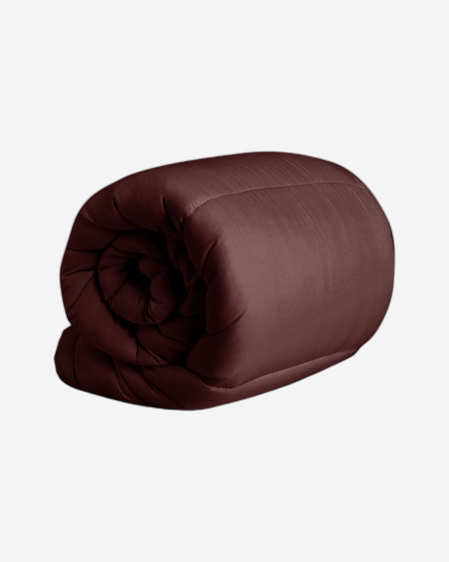 Cotton Home Roll Comforter Chocolate Brown