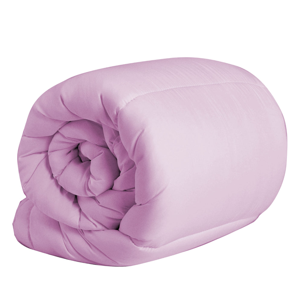 Cotton Home Roll Comforter Pink
