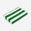 Cotton Home Pool Towel Striped Green