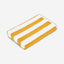 Cotton Home Pool Towel Striped Yellow