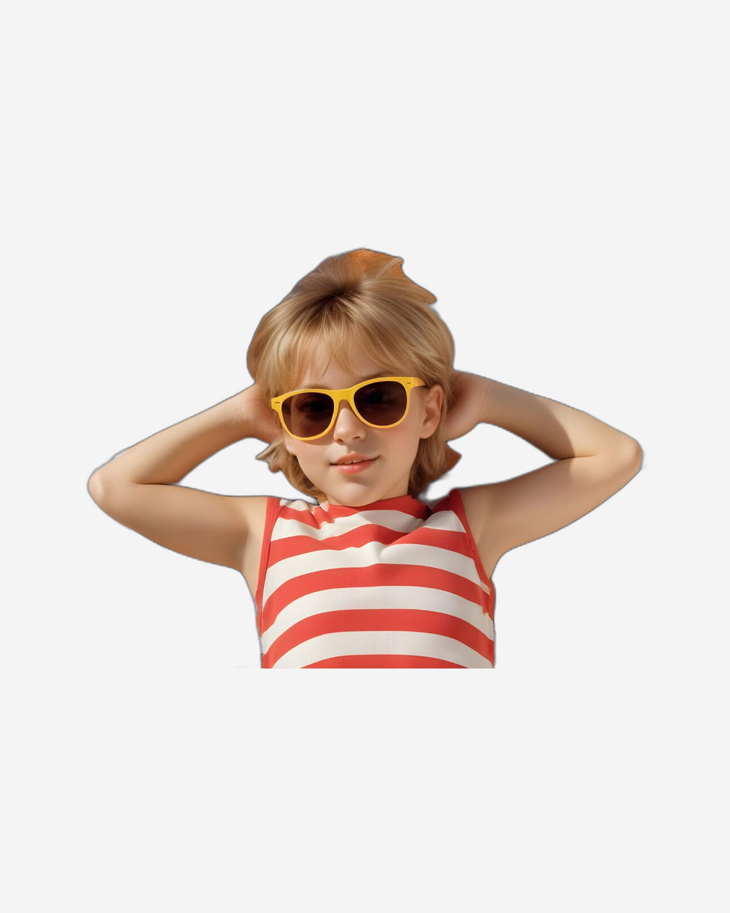 Cotton Home Pool Towel Striped Navy Blue