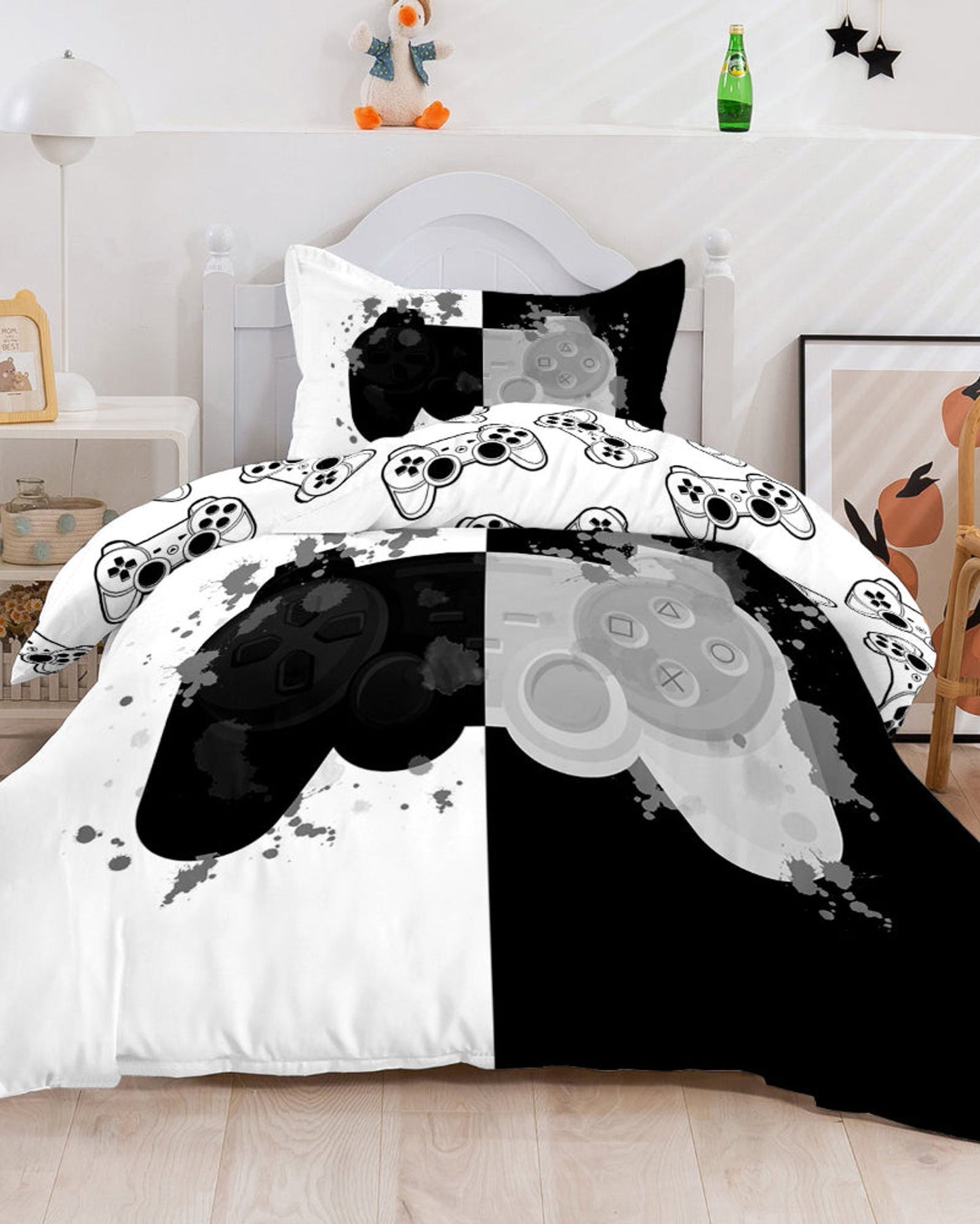 Cotton Home Kids 3-piece Duvet Cover Set Joystick