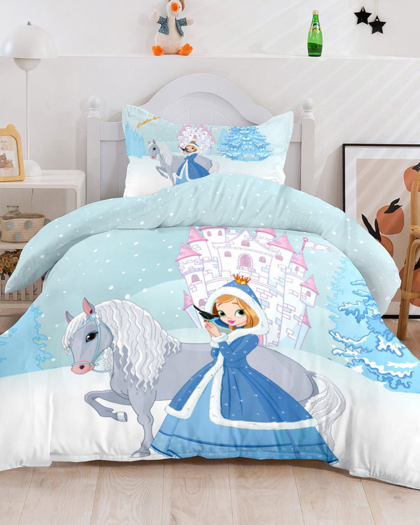 Cotton Home Kids Duvet Cover Set 3Pc Princess