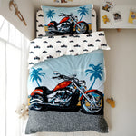 Cotton Home Kids Duvet Cover Set 3Pc Bike