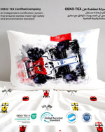 Cotton Home Kids 4-piece Duvet Cover Set Car