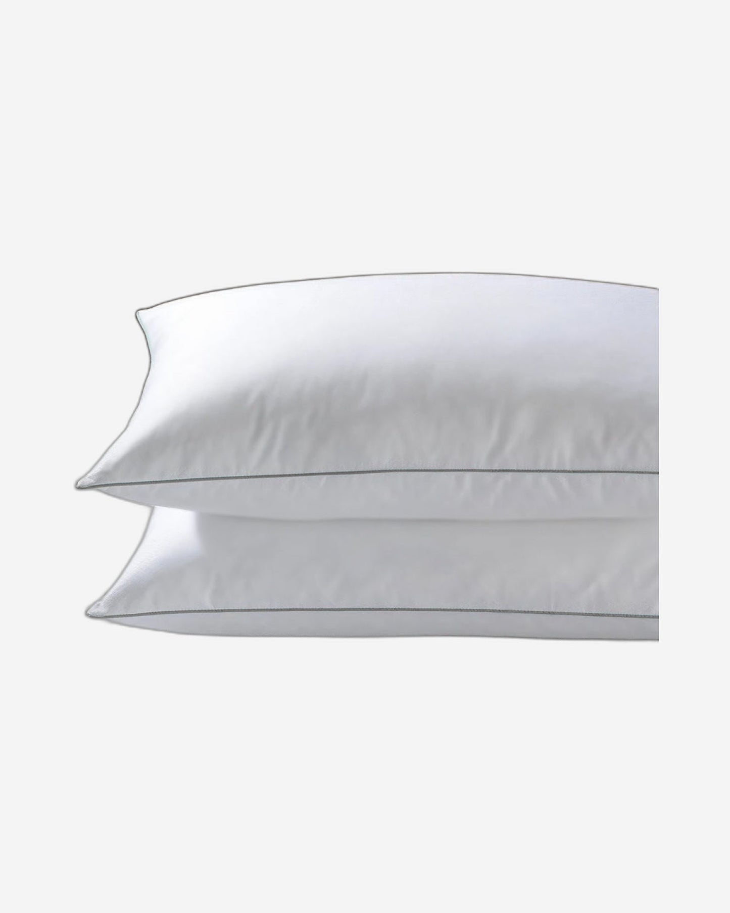 Cotton Home Pillow Luxury 2Pc Grey Cord