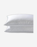 Cotton Home Luxury Pillow Pack of 2-piece with Grey cord