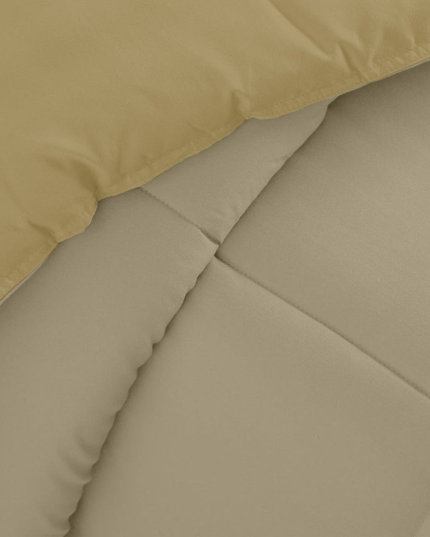 Cotton Home Comforter Set 3Pc Beige