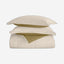 Cotton Home Comforter Set 3Pc Dark Beige
