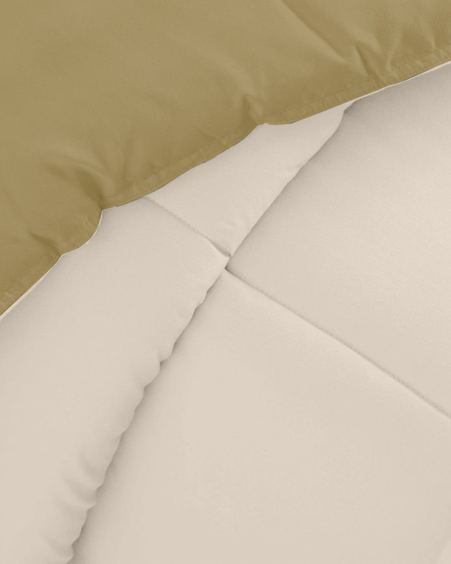 Cotton Home Comforter Set 3Pc Dark Beige