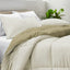 Cotton Home Comforter Set 3Pc Ivory