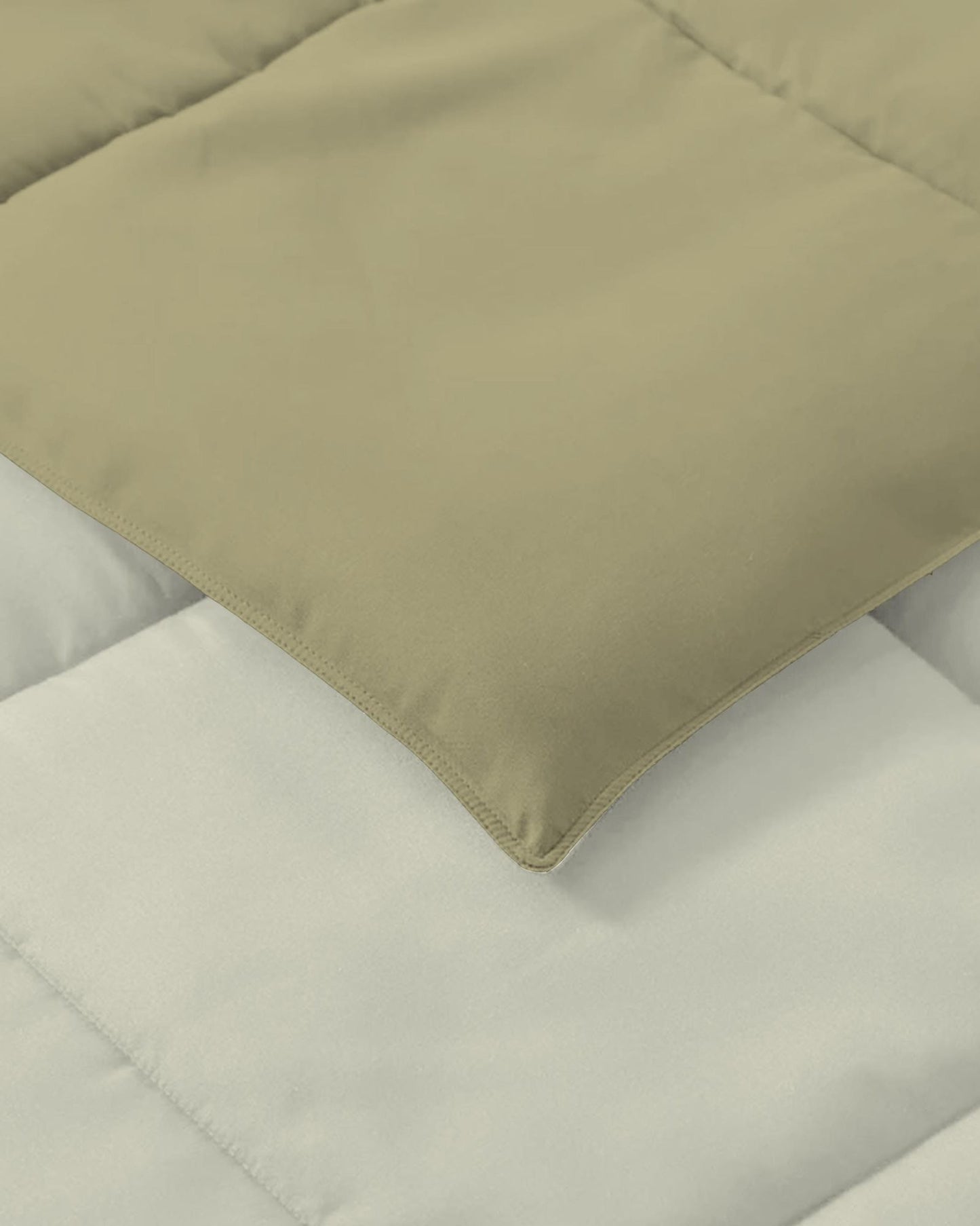 Cotton Home Comforter Set 3Pc Ivory