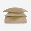 Cotton Home Comforter Set 3Pc Stone