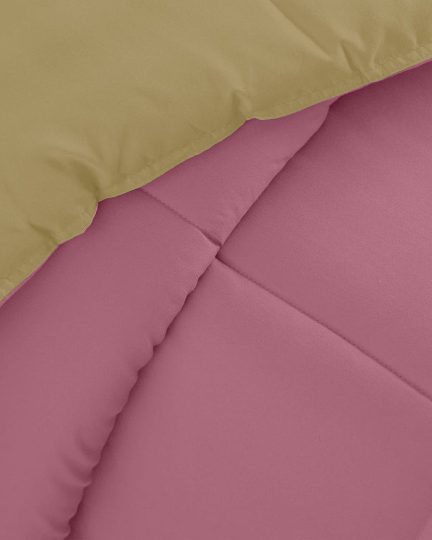 Cotton Home Comforter Set 3Pc Muave