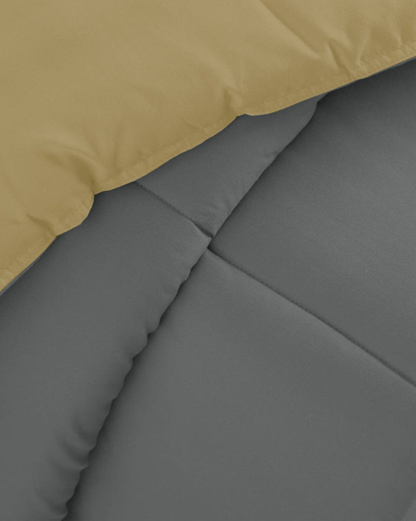 Cotton Home Comforter Set 3Pc Silver