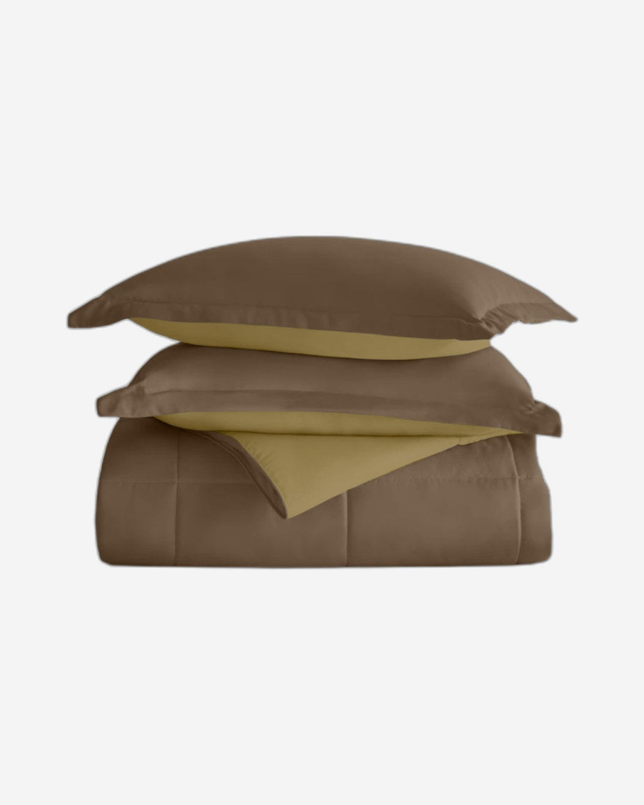 Cotton Home Comforter Set 3Pc Golden
