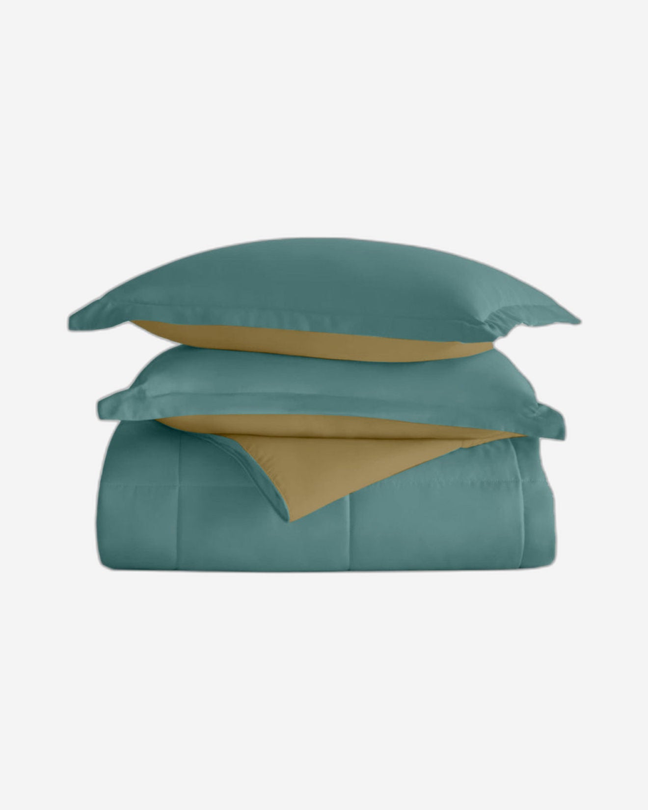 Cotton Home Comforter Set 3Pc Teal