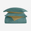 Cotton Home Comforter Set 3Pc Teal