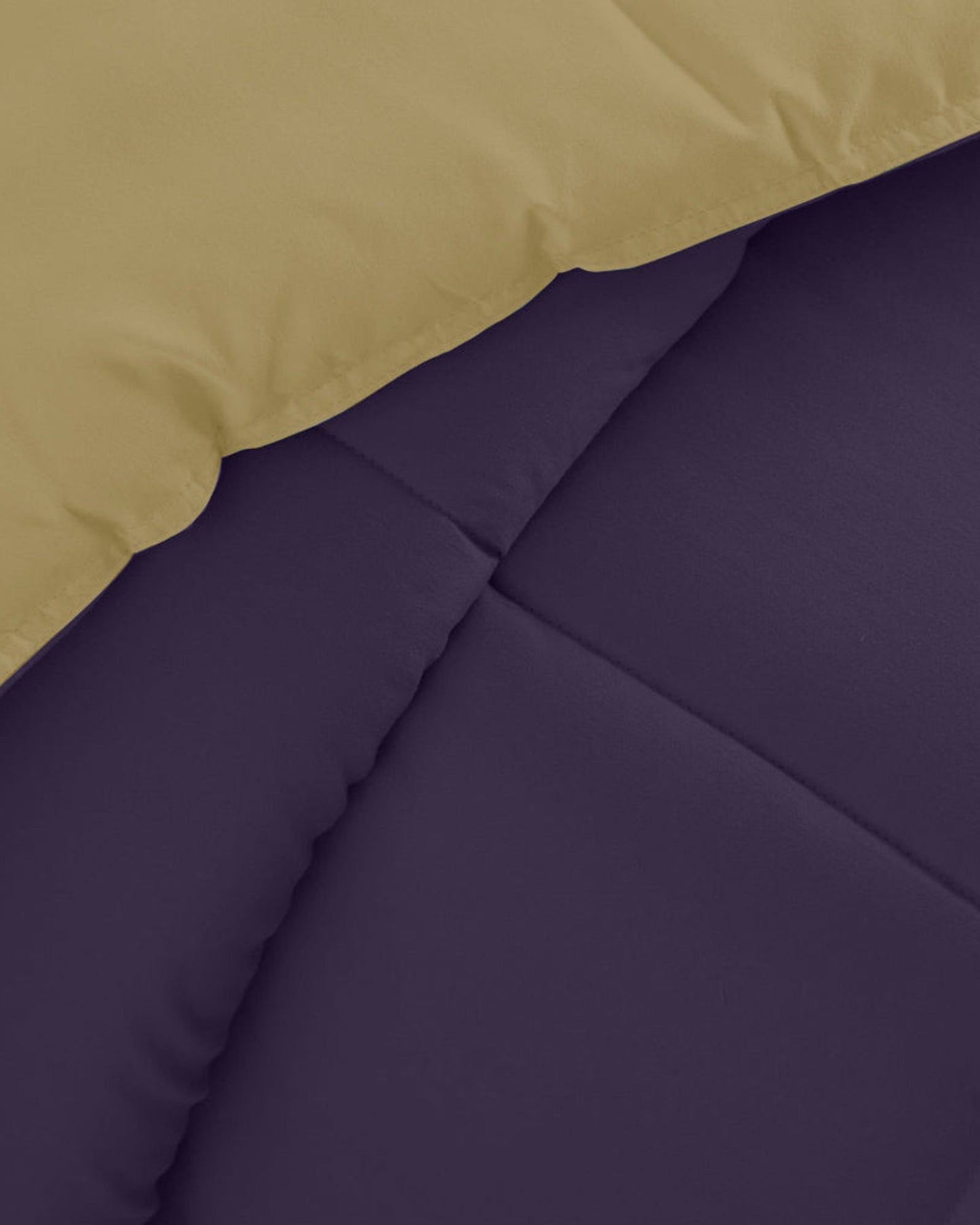 Cotton Home Comforter Set 3Pc Violet