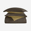 Cotton Home Comforter Set 3Pc Chocolate Brown