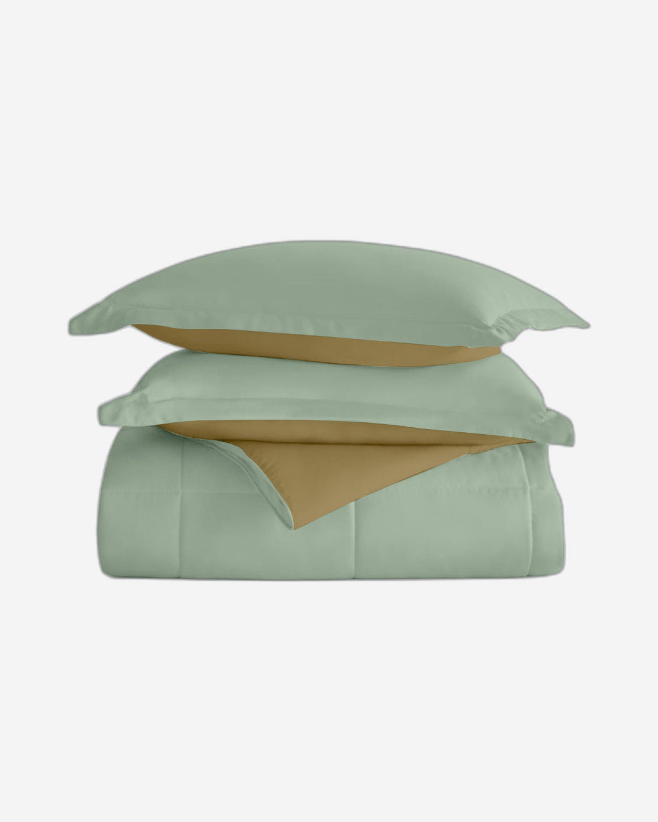 Cotton Home Adult 3-piece Set Reversible Comforter Mint