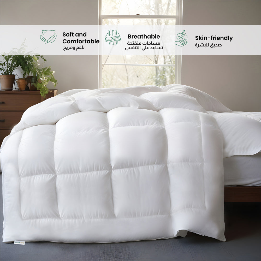 Cotton Home Supersoft Duvet White