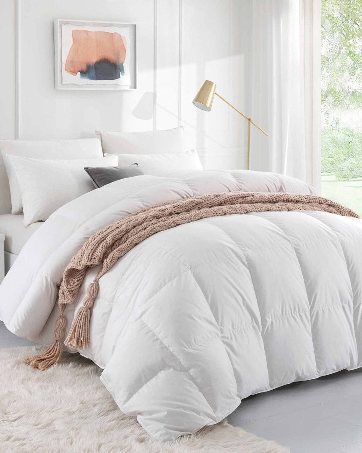 Cotton Home Duvet Sanitized Anti-Allergy White