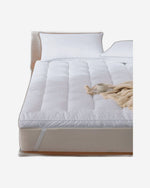 Cotton Home Mattress Topper Super Soft White
