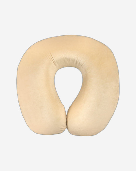 Cotton Home Pillow Memory Neck Beige