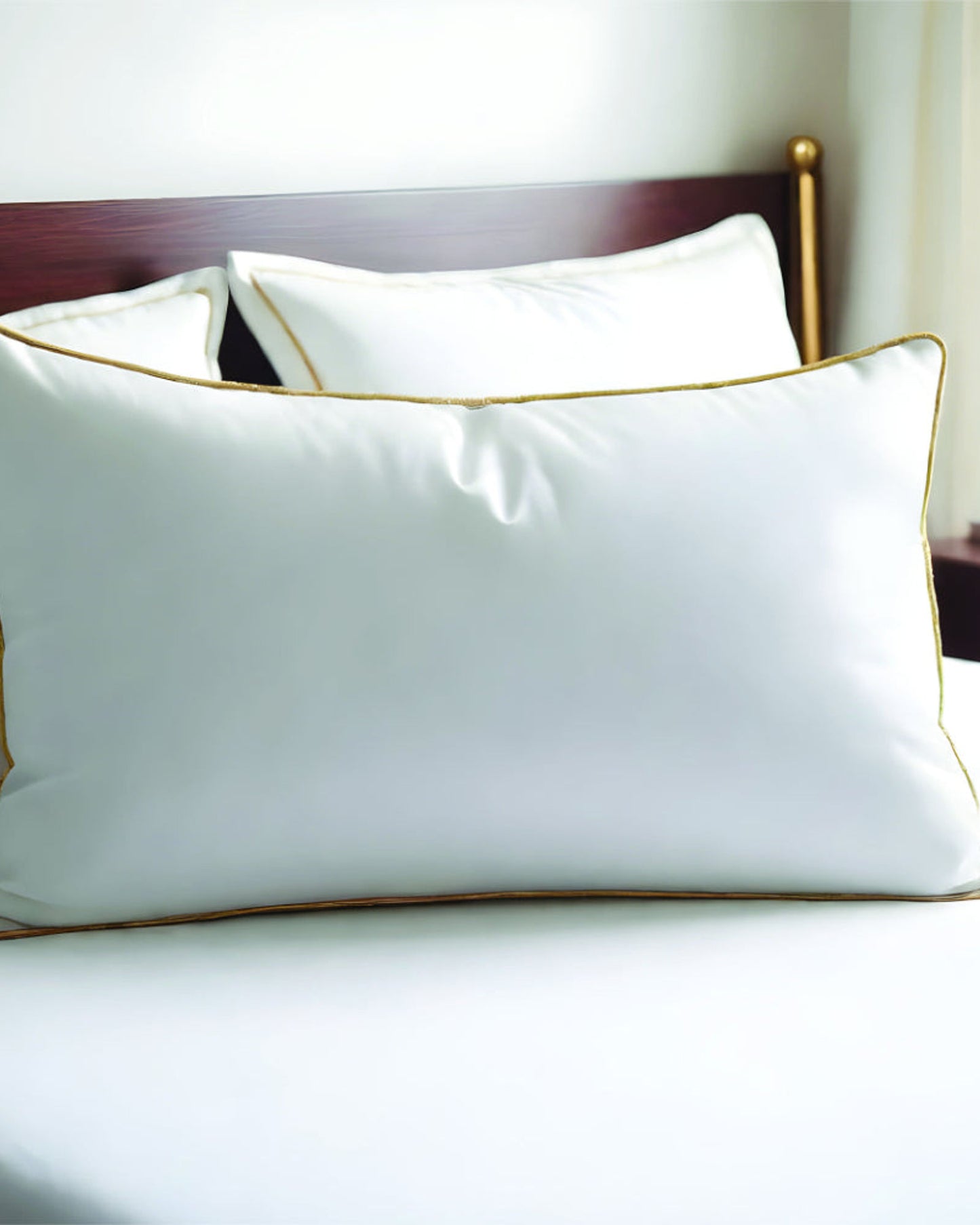 Cotton Home Pillow Downproof Gold Cord