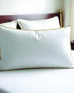 Cotton Home Downproof Gold Cord Pillow