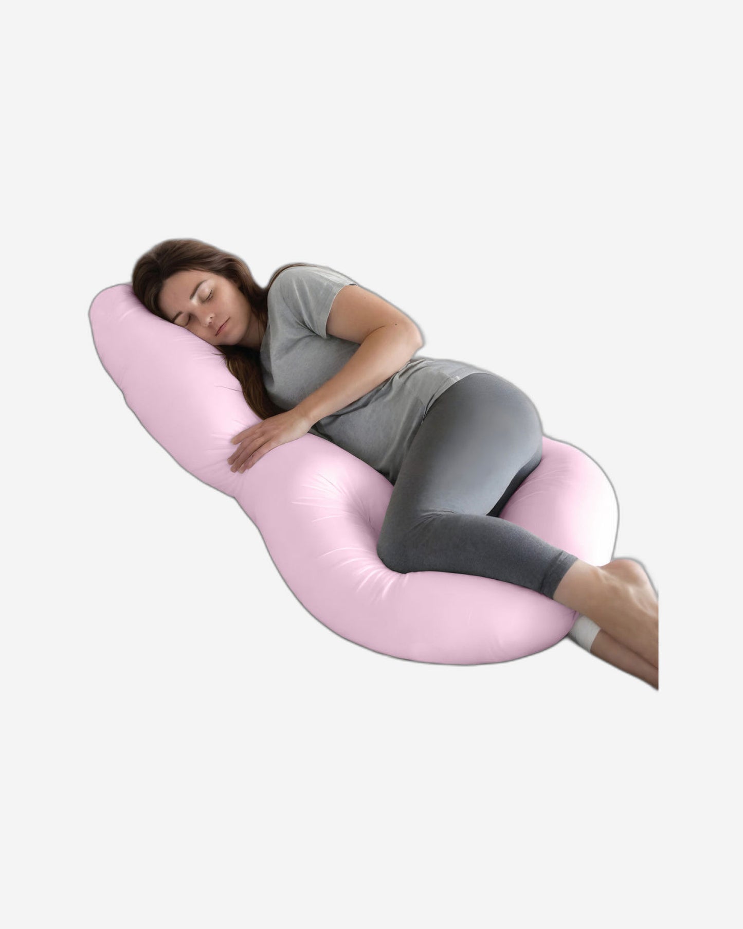 Cotton Home Pregnancy Pillow Pink