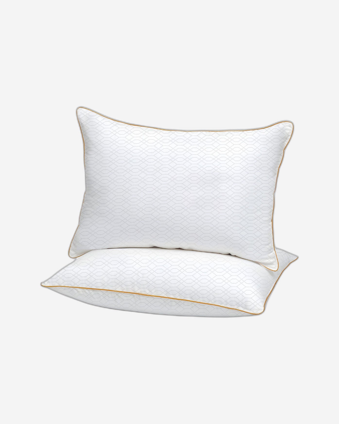 Cotton Home Pillow Jacquard 1Pc Gold Cord