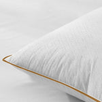 Cotton Home Pillow Jacquard 1Pc Gold Cord