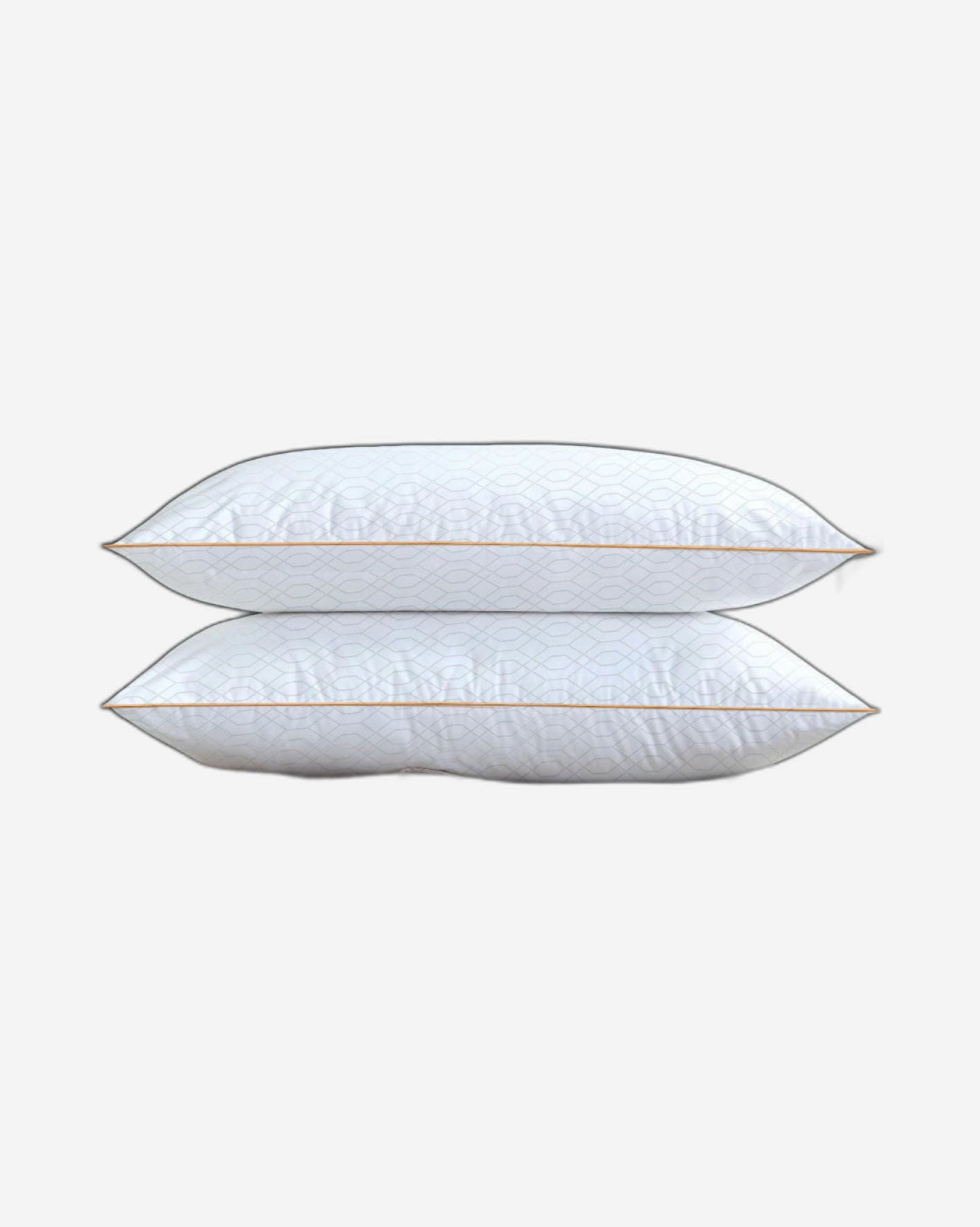 Cotton Home Pillow Jacquard 1Pc Gold Cord