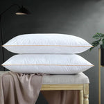 Cotton Home Pillow Jacquard 1Pc Gold Cord