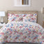 Cotton Home Comforter Set 3Pc Disty Floral Red