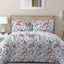 Cotton Home Comforter Set 3Pc Prestine Floral Red