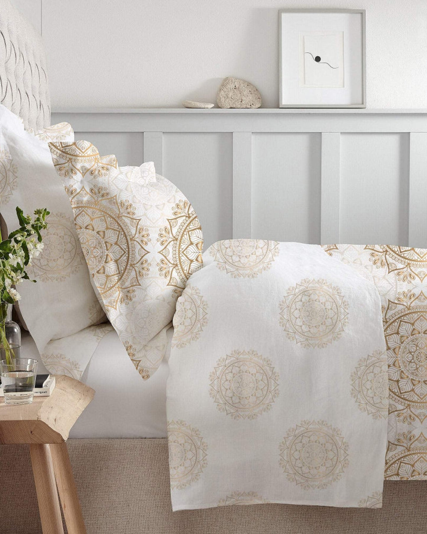 Cotton Home Comforter Set 3Pc Festive