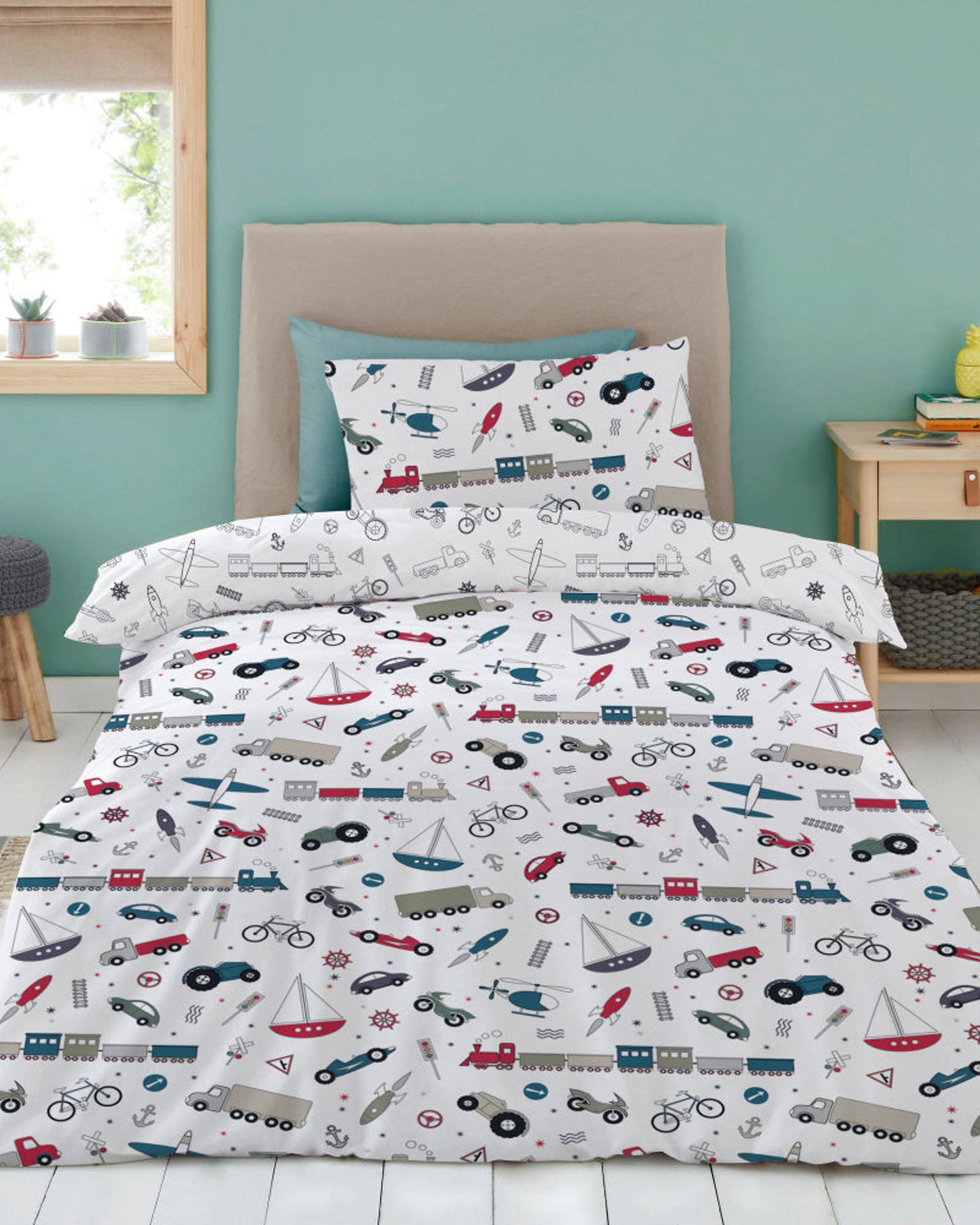 Cotton Home Comforter Set 2Pc Transport