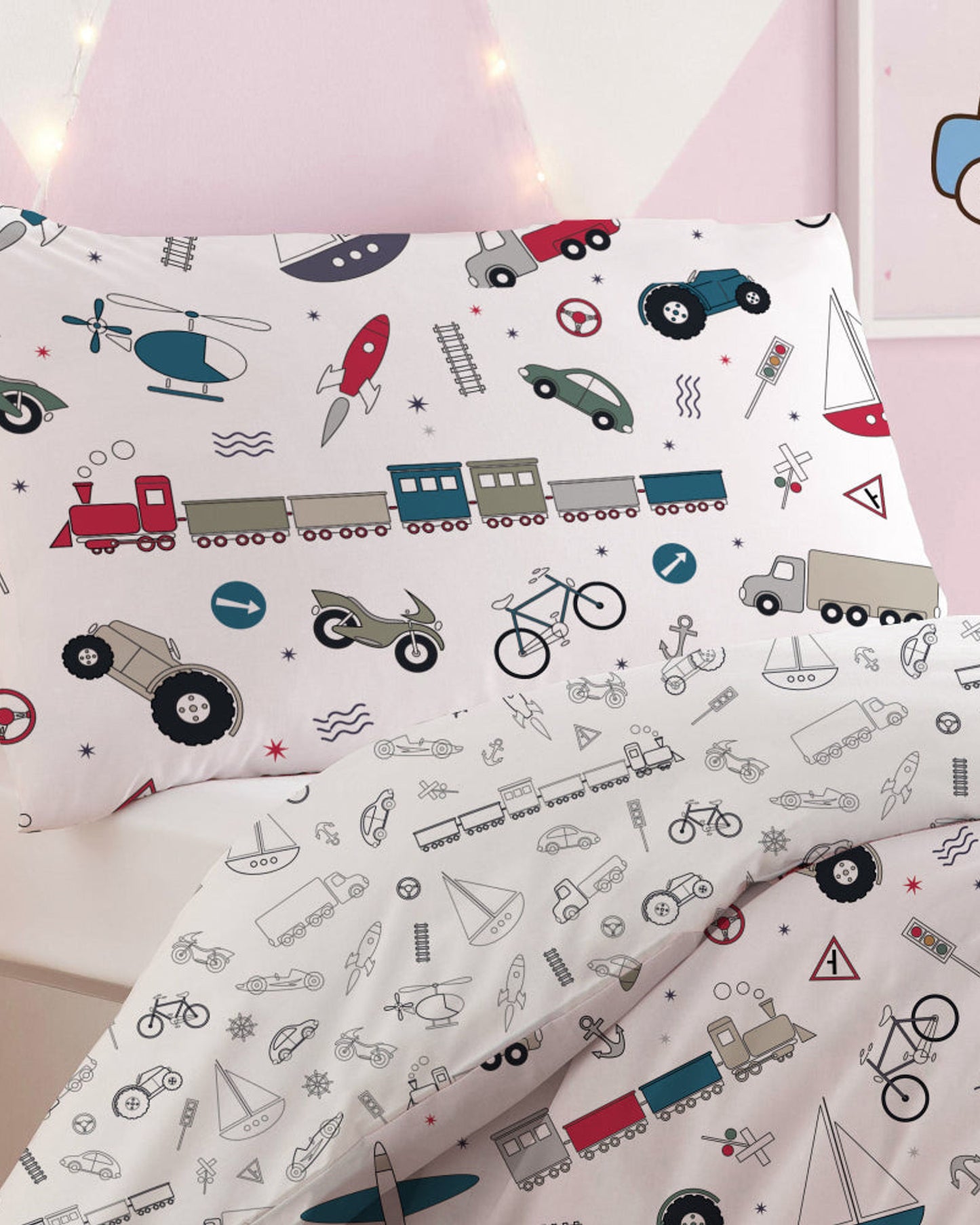 Cotton Home Comforter Set 2Pc Transport