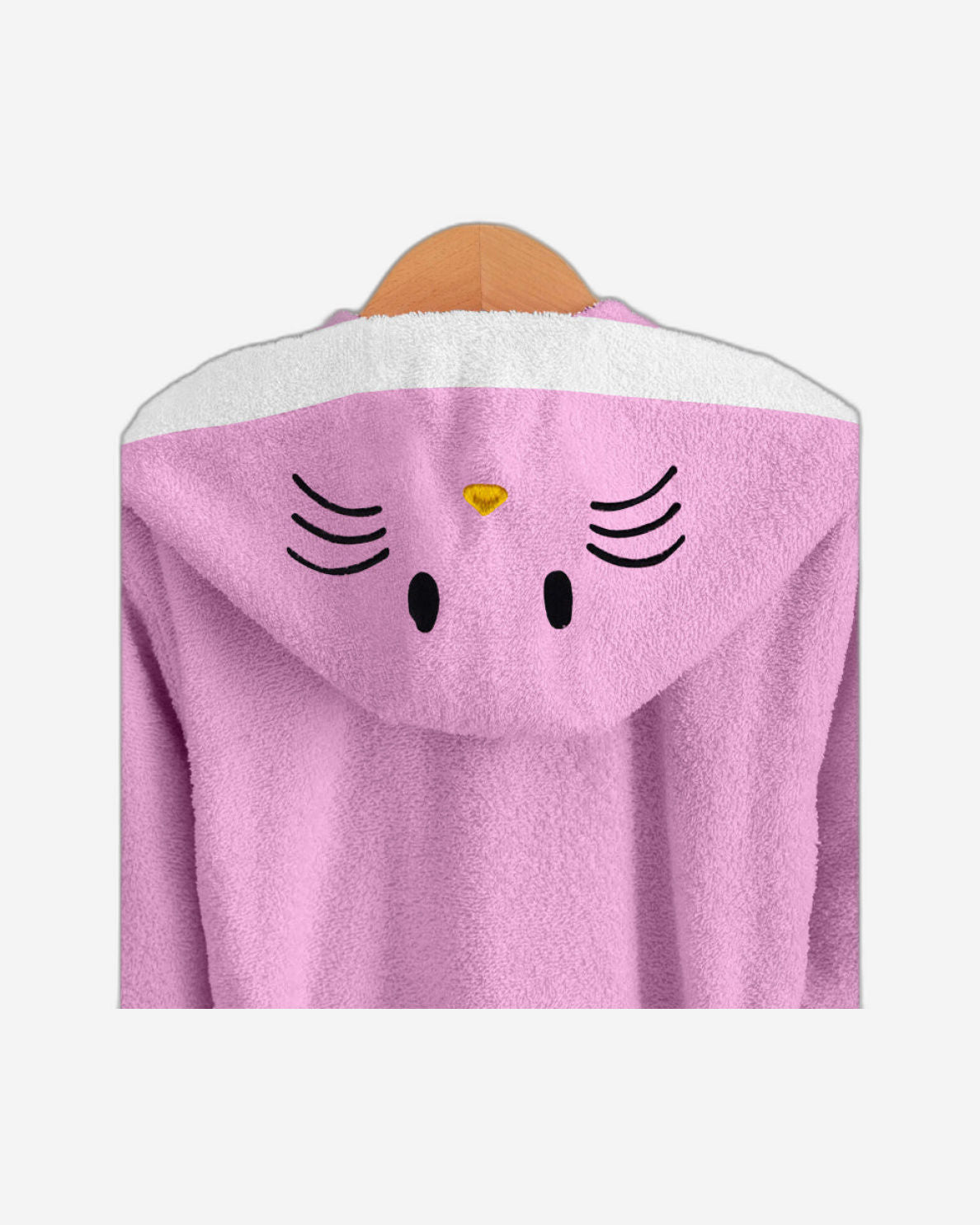 Cotton Home Kids Bathrobe Kitty Pink