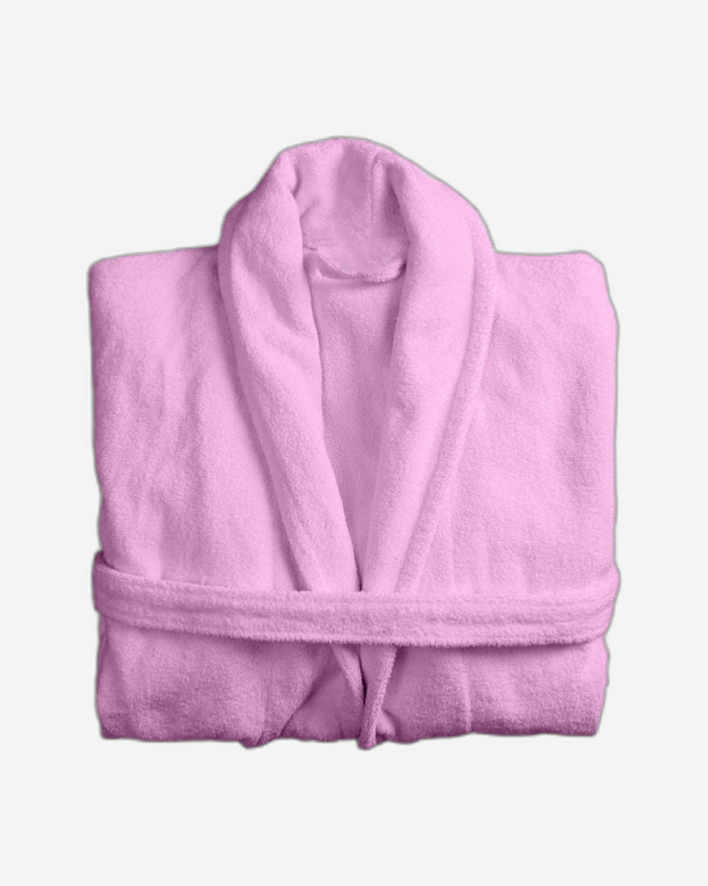 Cotton Home Bathrobe with Pockets Terry Lavender