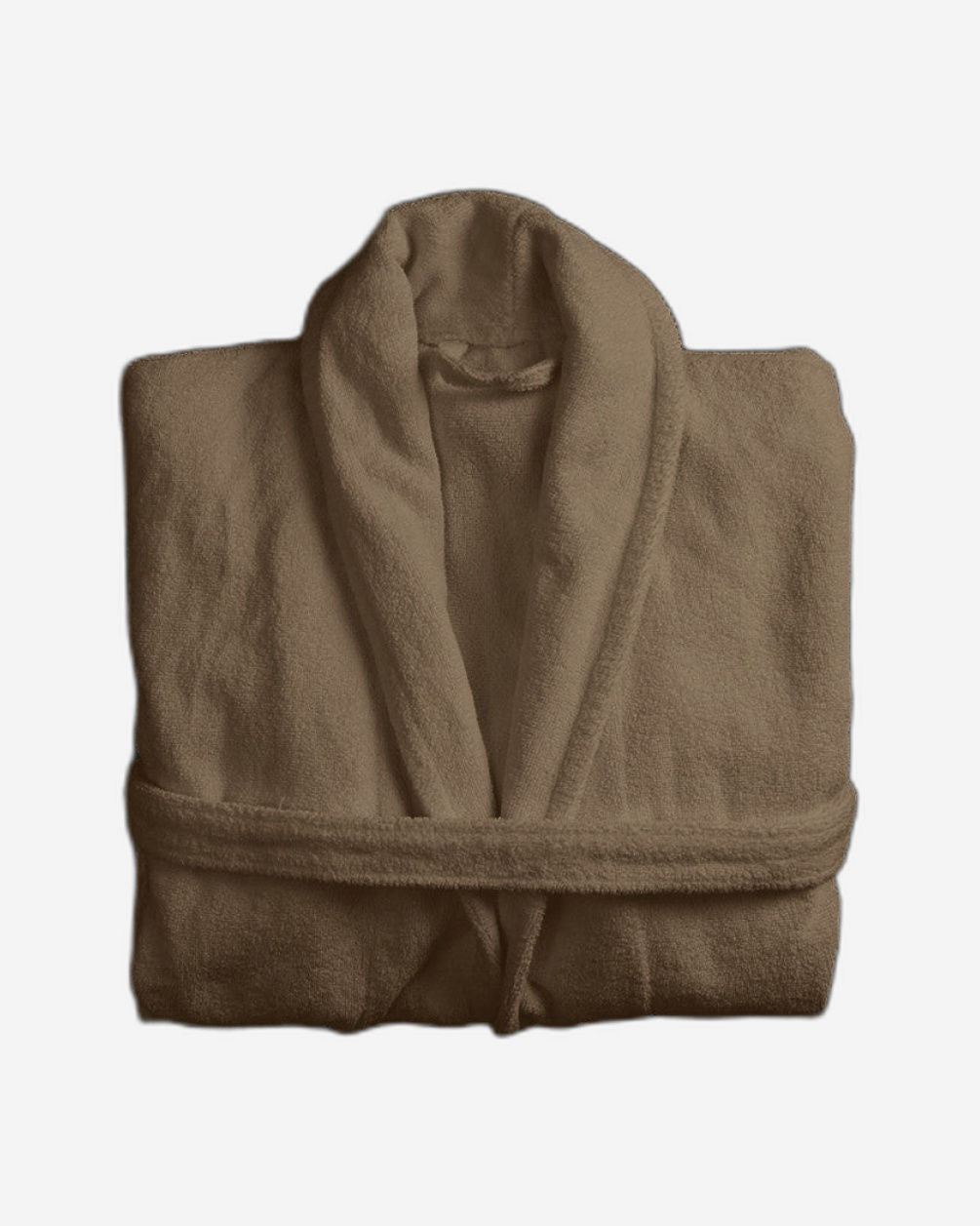 Cotton Home Bathrobe Terry Wood Brown
