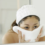 Cotton Home Face Towel White